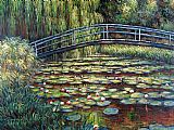 The Water Lily Pond Pink Harmony by Claude Monet